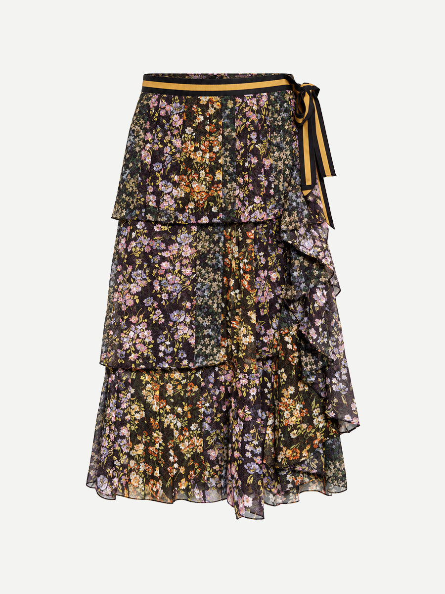 Selola Wrap Skirt in Auber