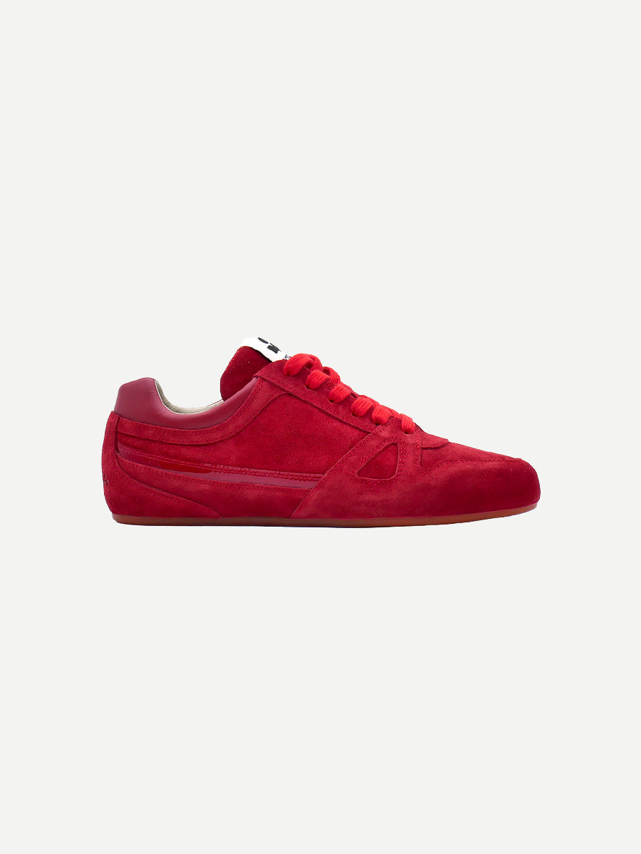 Isabel Marant Senny Low Sneakers in Scarlet Red