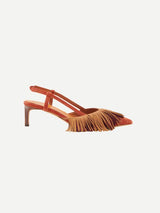 Ulla Johnson Shira Fringe Sling Back in Sierra