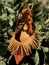 Ulla Johnson Shira Fringe Sling Back in Sierra