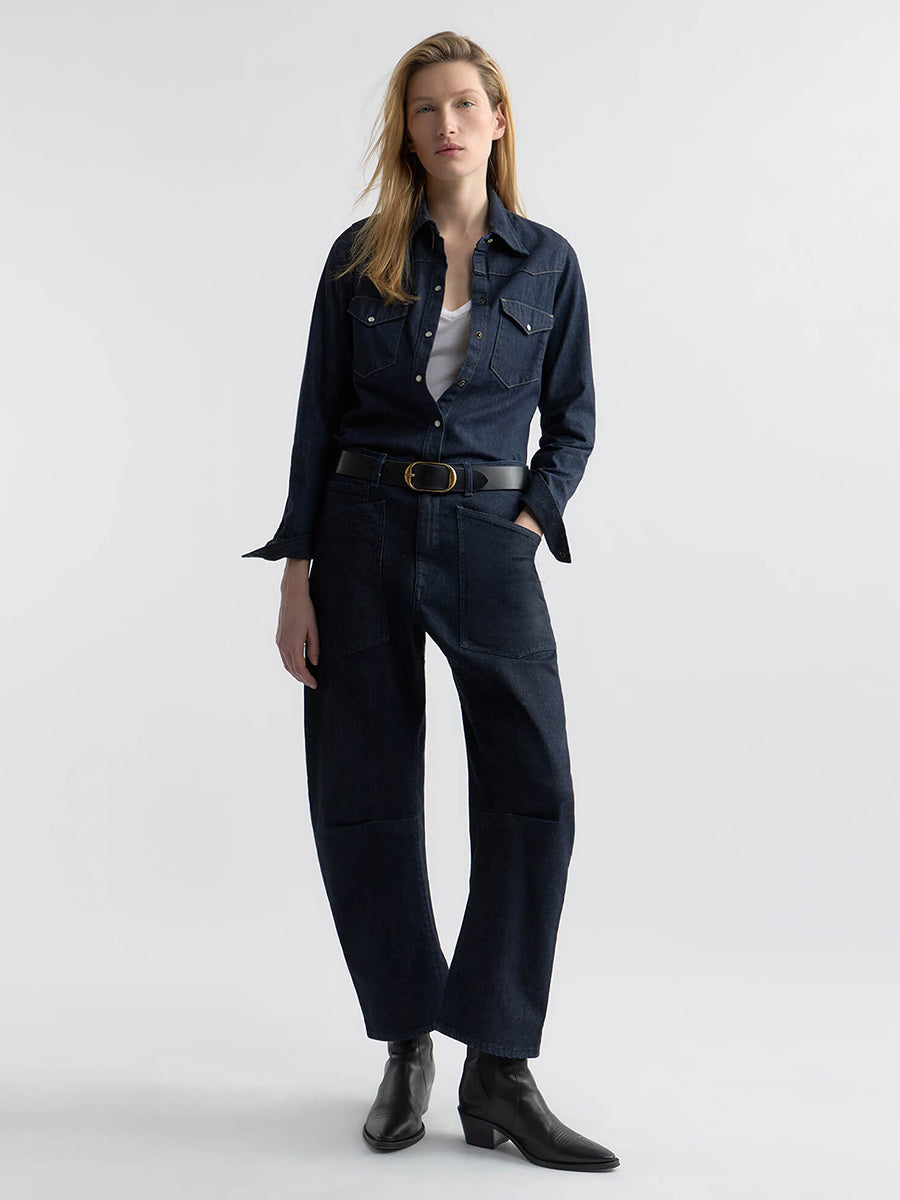 Nili Lotan Shon Jean in Indigo Rinse