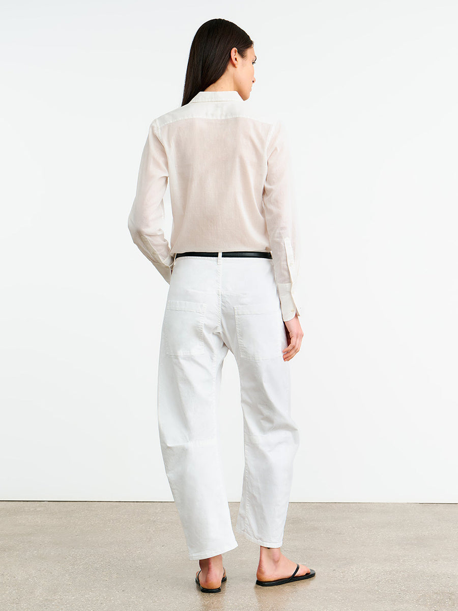 Nili Lotan Shon Pant in White