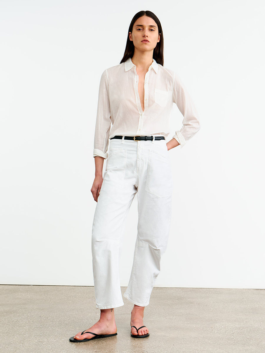 Nili Lotan Shon Pant in White