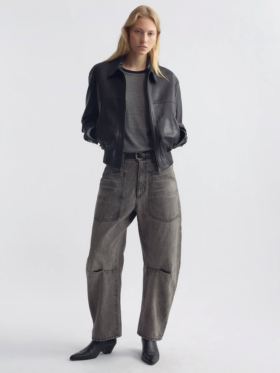 Shon Jean in Ash Grey Wash