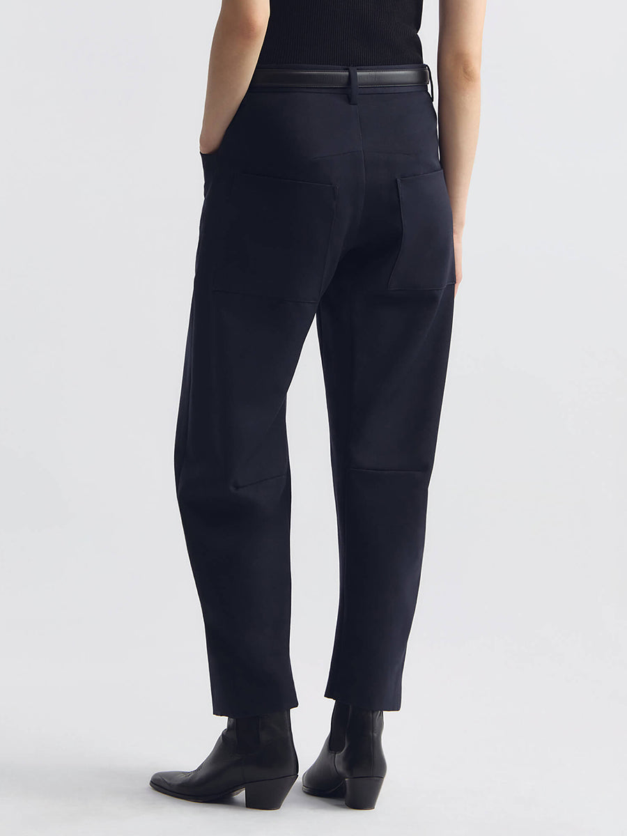 Shon Wool Pant in Midnight