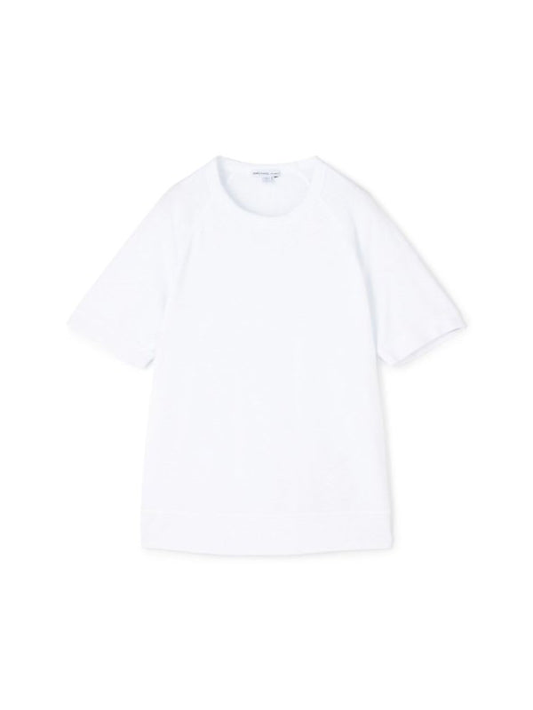 James Perse | Short Sleeve Raglan Pullover in White