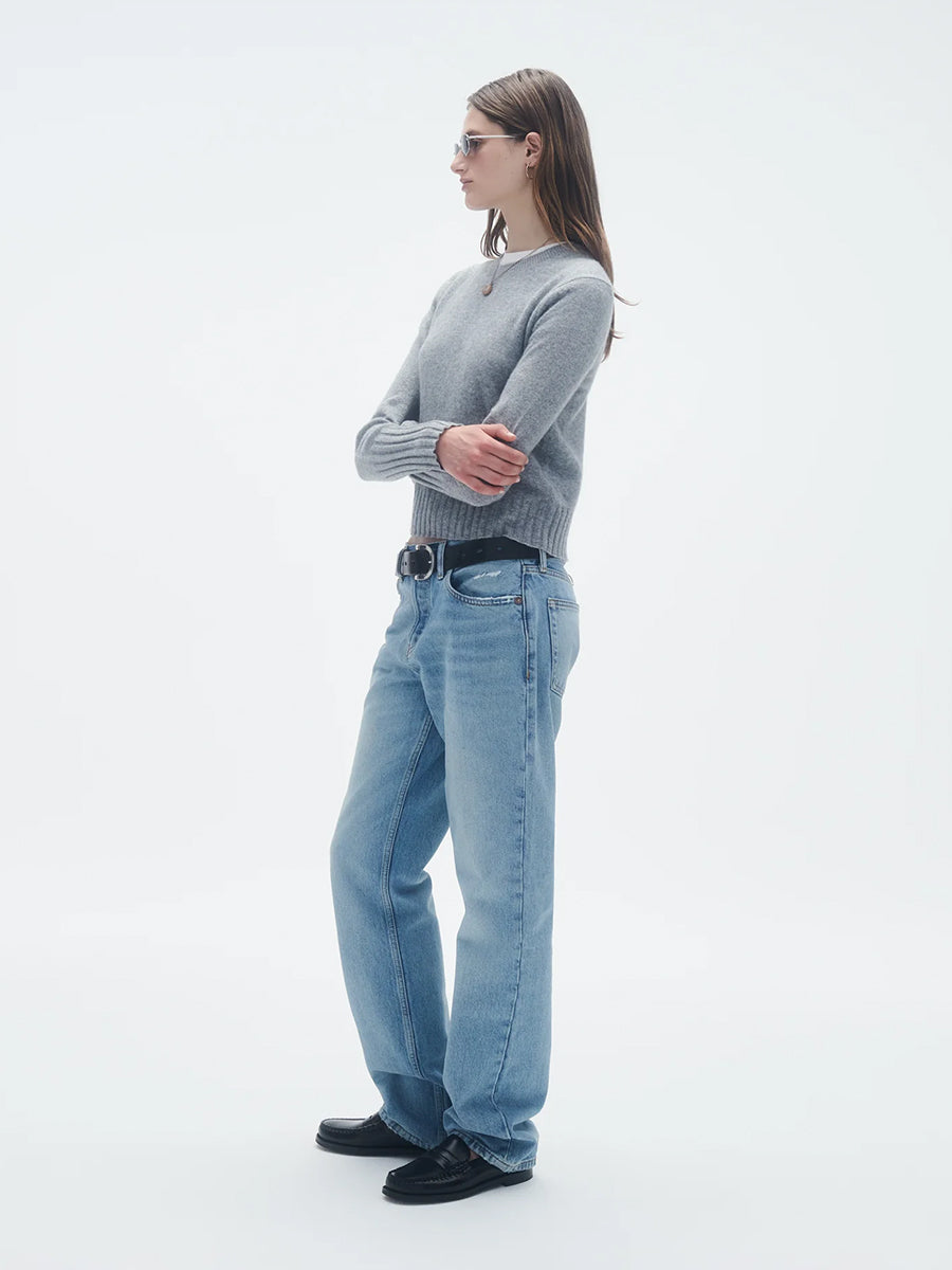 Shrubken Crew in Heather Grey