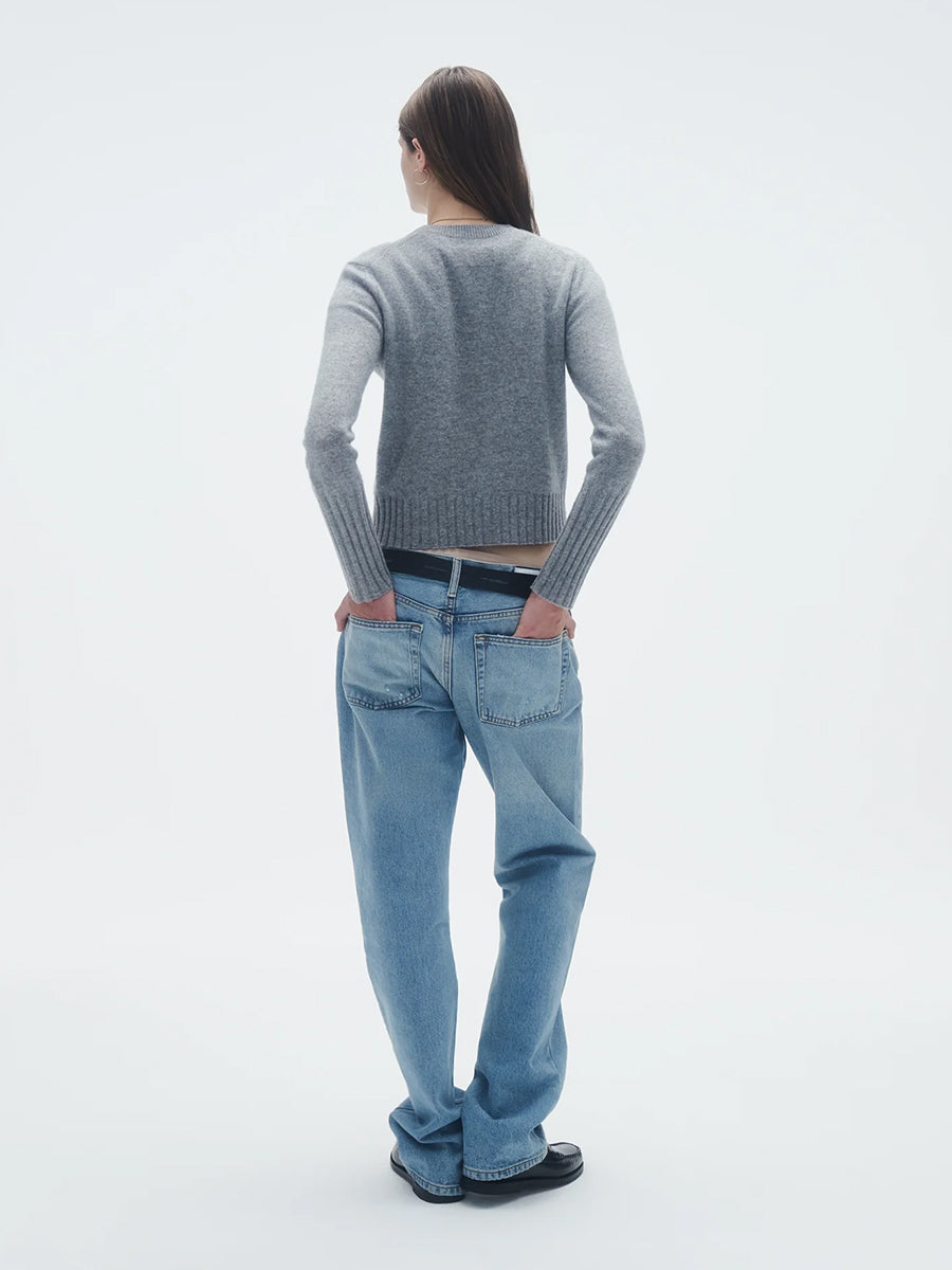 Shrubken Crew in Heather Grey