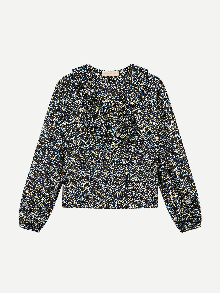 Ulla Johnson Siena Top in Midnight Bloom