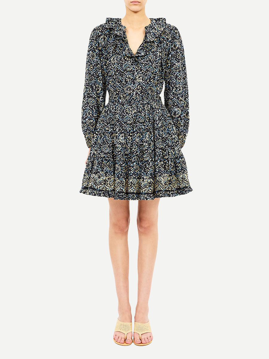 Ulla Johnson Siena Top in Midnight Bloom