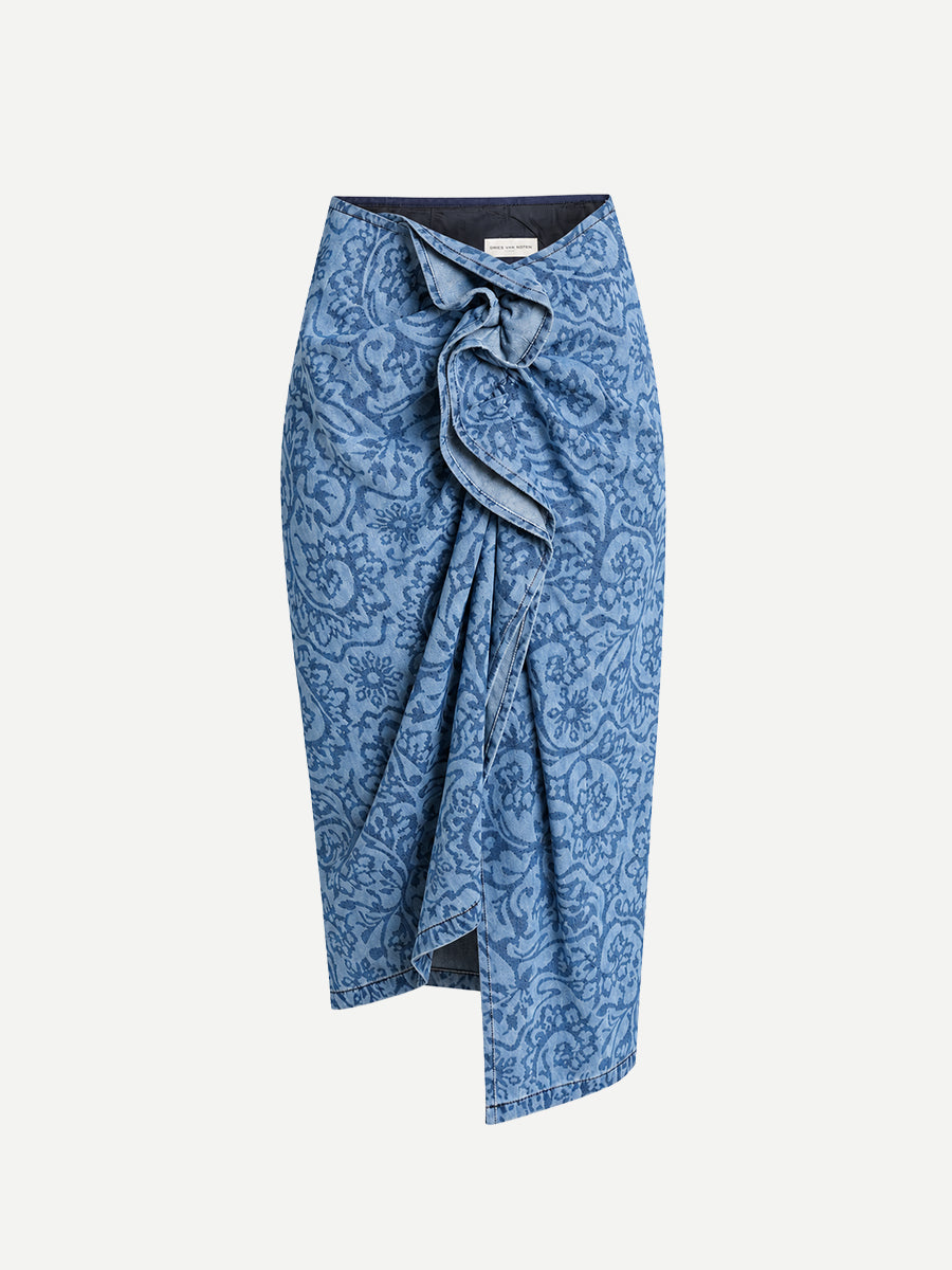 Sinas Denim Skirt in Blue