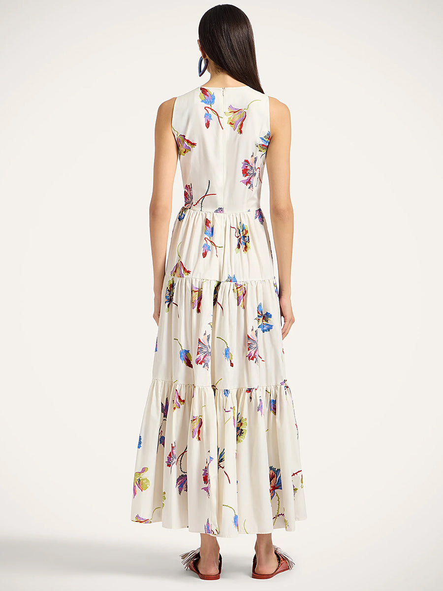 La DoubleJ Sleeveless Big Dress in Infiorata White | Shop at Adam Heath, Western Australia