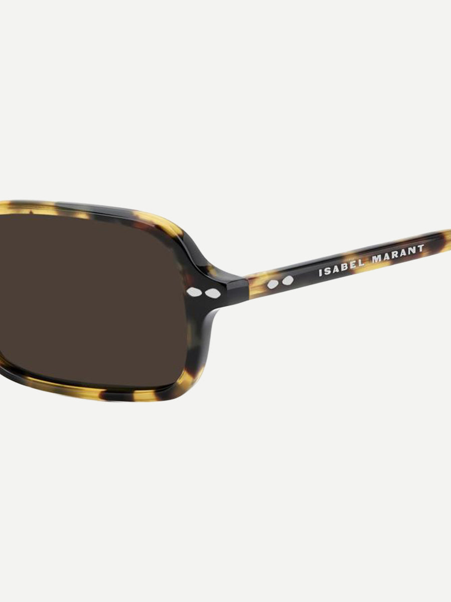 Isabel Marant Slim Pillow Sunglasses in Havana Honey Tortoise