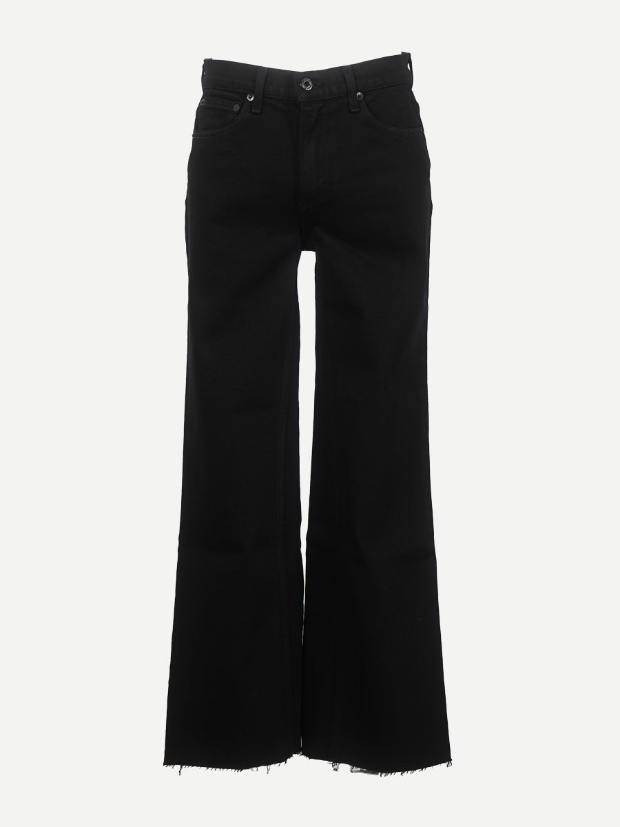 Askk NY Slim Crop in Black Resin