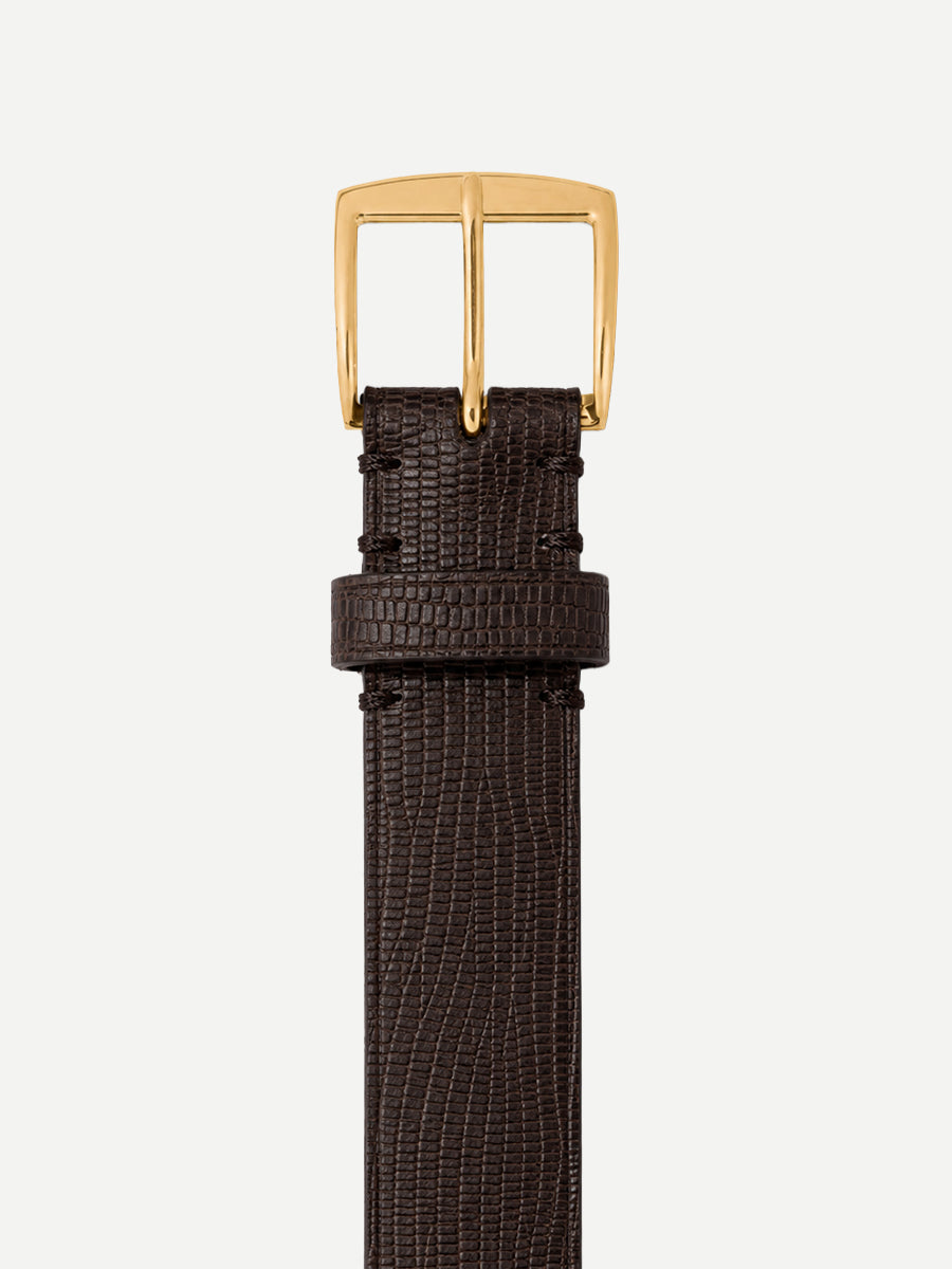 Sloane Belt in Dark Brown