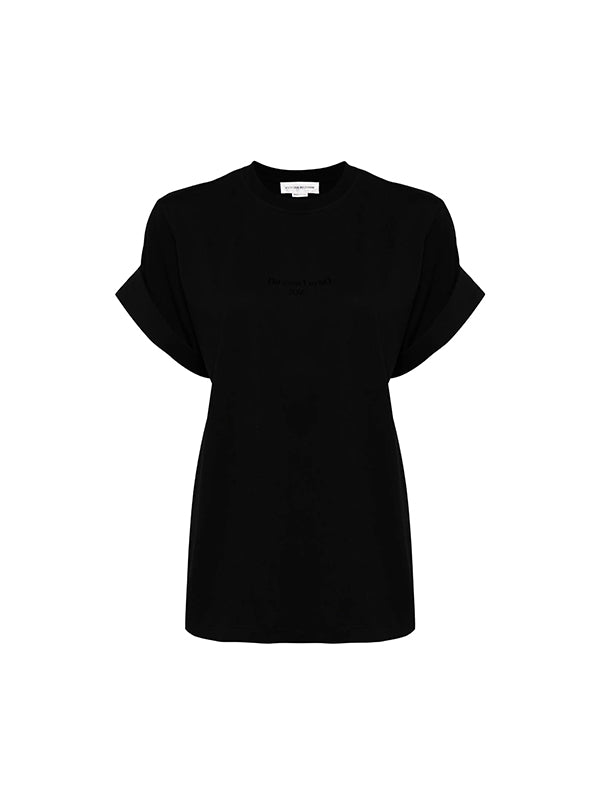 Victoria Beckham | Slogan Tee - Do as I say, Not as I do in Black