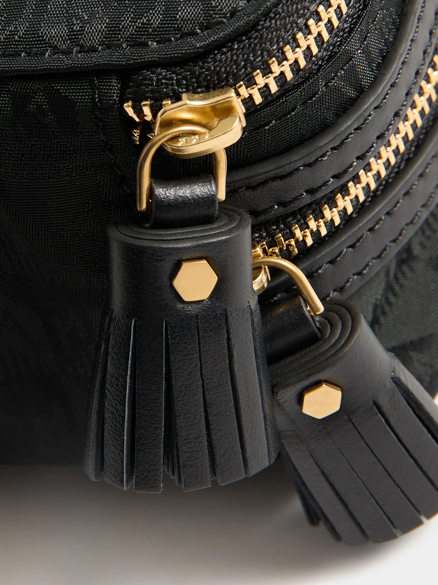 Small Makeup Bag in AH Logo Black