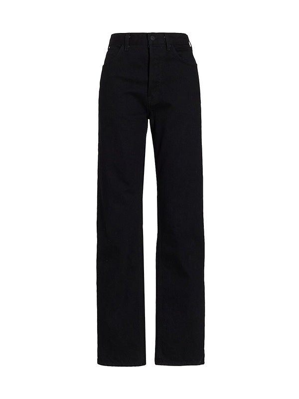 Nili Lotan Smith Jean in Distressed Black