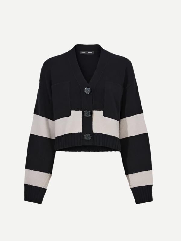 Proenza Schouler | Sofia Cardigan In Striped Cahsmere