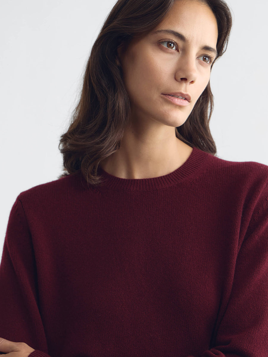 Sona Sweater in Burgundy