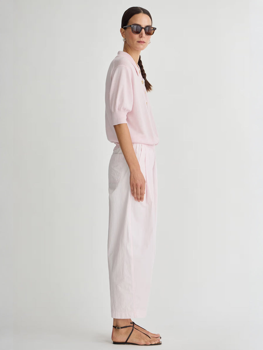 Victoria Beckham Spa Pleat Pant in Rosewater