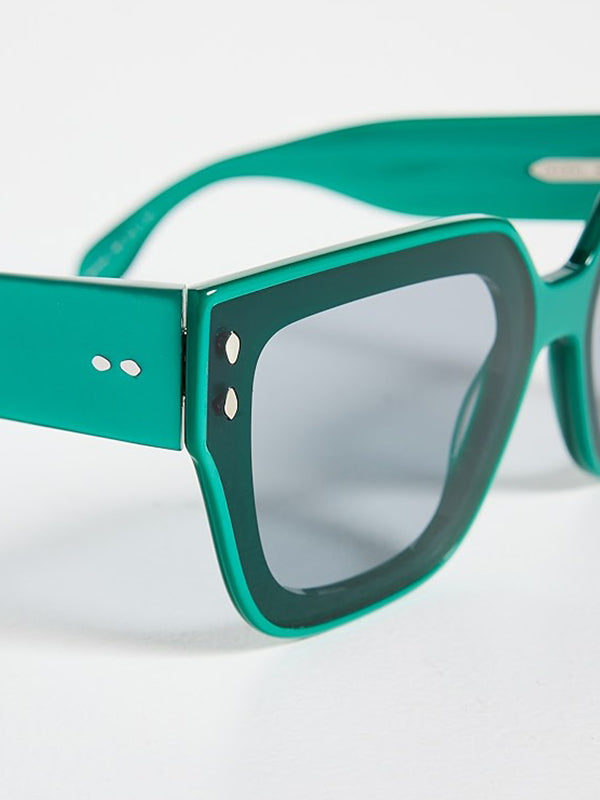 Isabel Marant | Square Sunglasses in Emerald Green