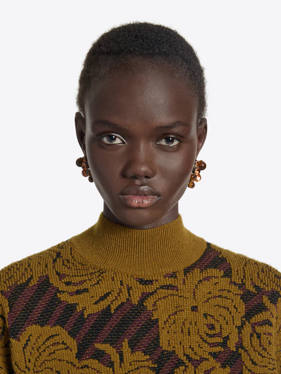 Dries Van Noten Earrings in Tiger