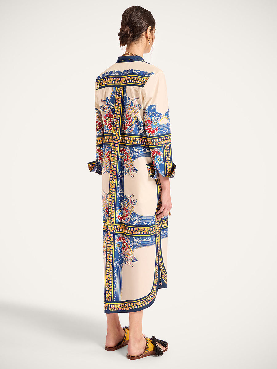 Sundowner Tunic in Lemuria Placee Blue