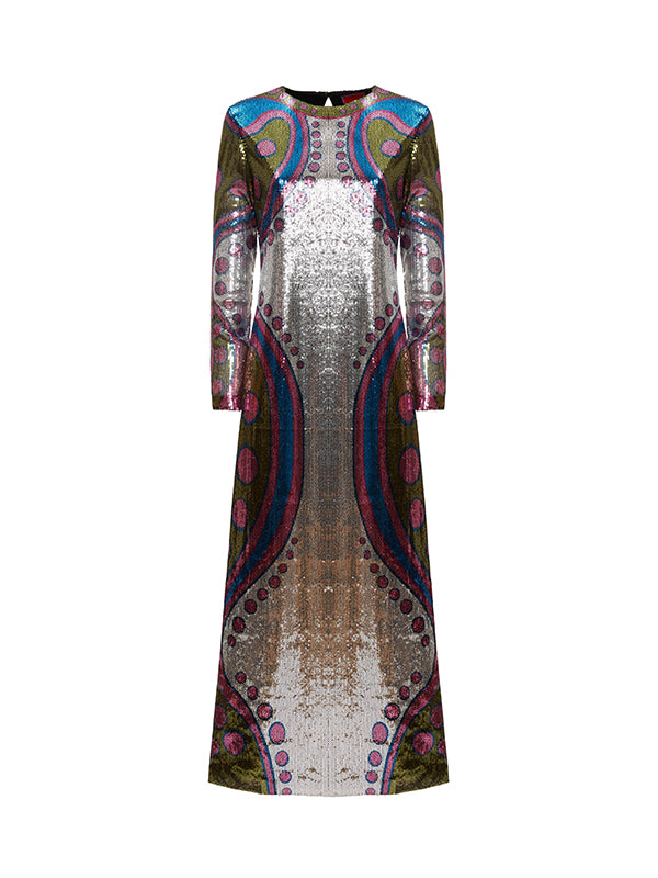 La DoubleJ | Supremes Swing Dress in Spritz Placee