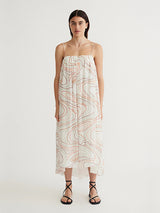 Antipodean | Surge Gathered Bust Line Dress In Zest\