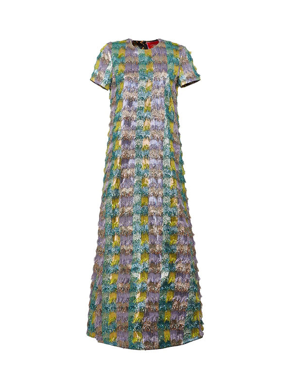 La DoubleJ | Swing Dress in Jacquard Pharaoh