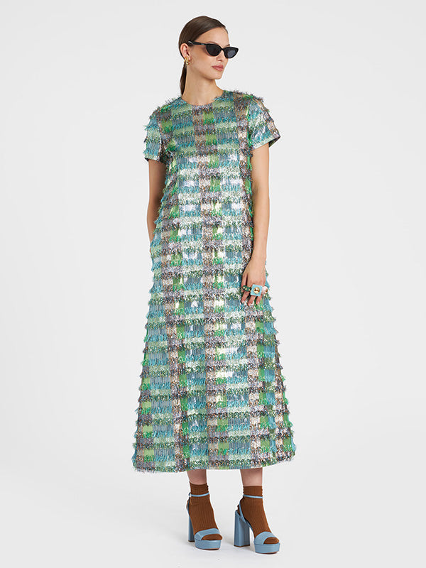 La DoubleJ | Swing Dress in Jacquard Pharaoh