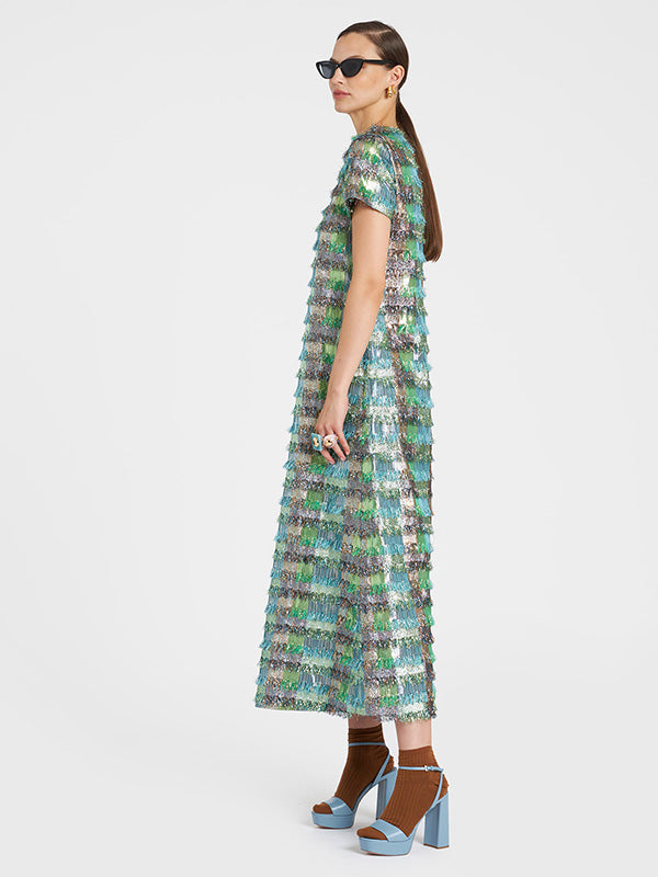 La DoubleJ | Swing Dress in Jacquard Pharaoh