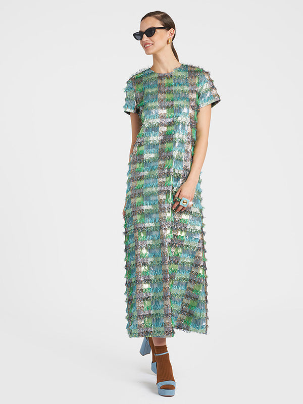 La DoubleJ | Swing Dress in Jacquard Pharaoh
