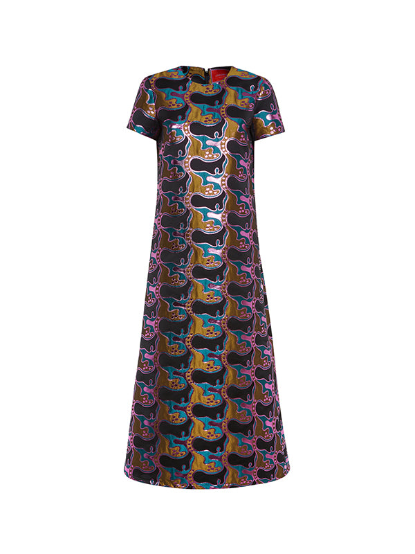 La DoubleJ | Swing Dress in Jacquard Spritz