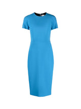 Victoria Beckham | T-Shirt Fitted Dress in Azure Blue