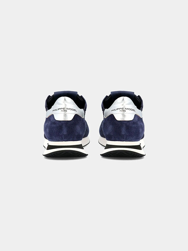 Philippe Model TRPX Basic Sneaker in Bleu Argent