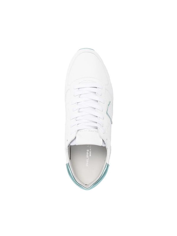 Philippe Model TRPX Sneaker in Blanc Eau