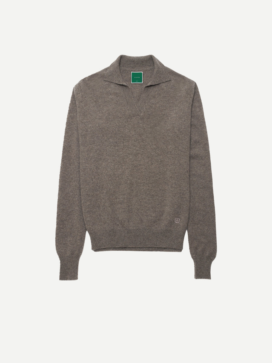 The Uniform The Polo Shirt in Mushroom