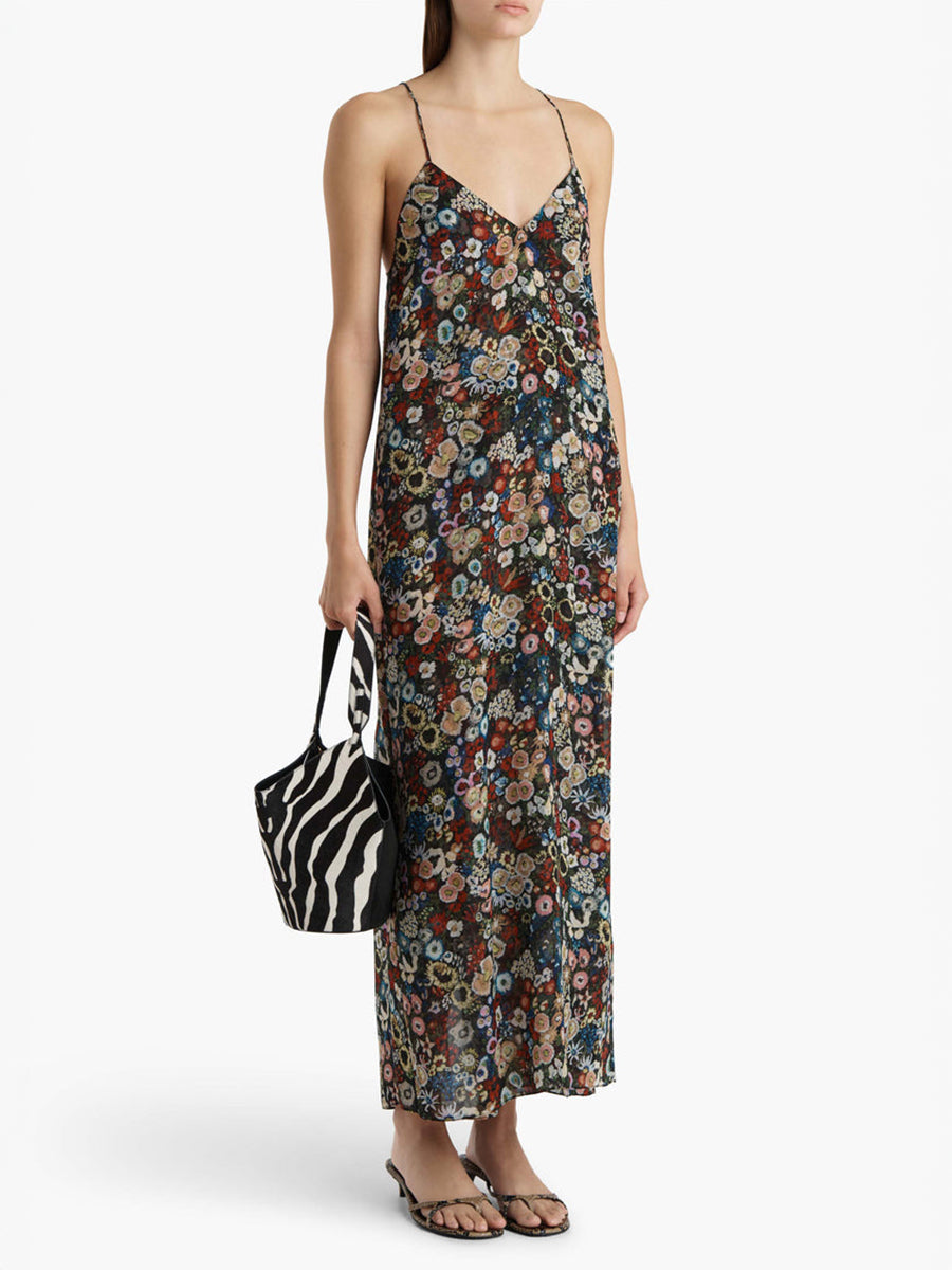 Khaite Taja Dress in Black Multi