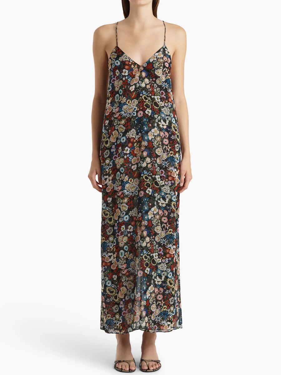 Khaite Taja Dress in Black Multi