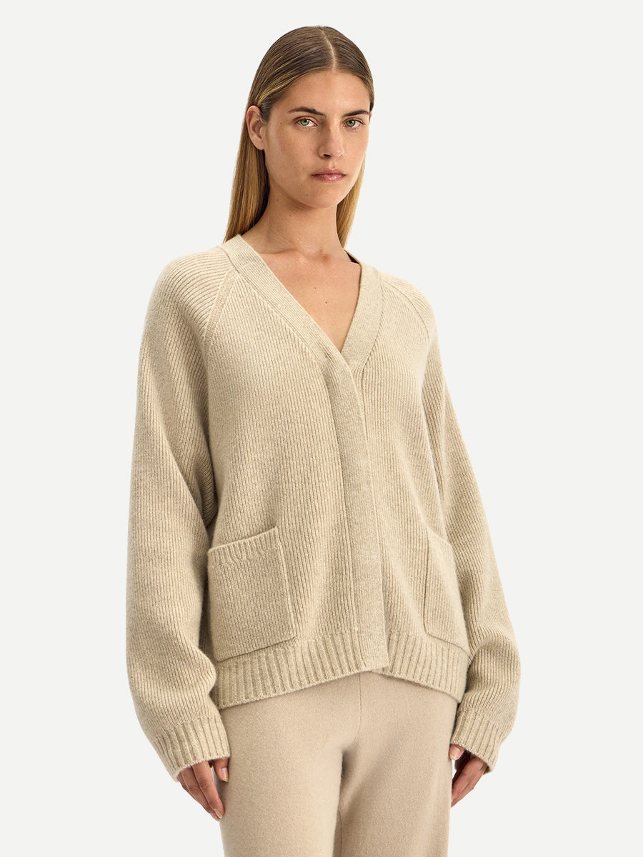 Jac + Jack Tallis Cardigan in Jute Marle
