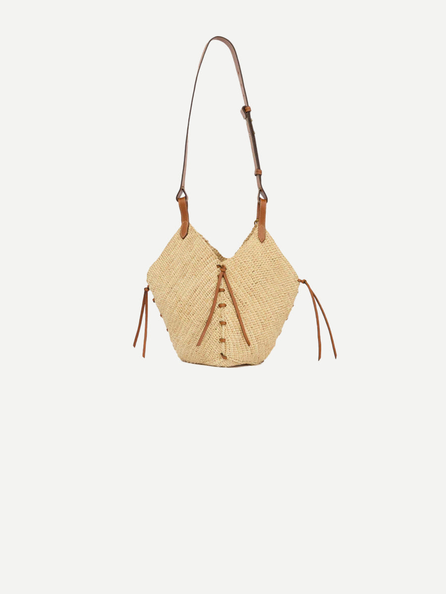Tampa Mini Small Bag in Natural Raffia