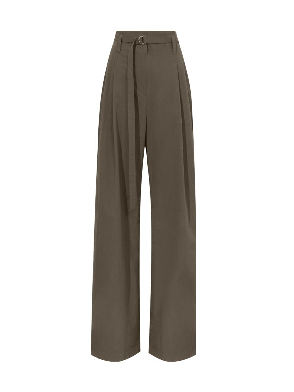 PROENZA SCHOULER WHITE LABEL | Technical Suiting Wide Leg Trouser In Wood
