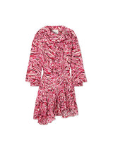 Isabel Marant Tharya Dress in Raspberry