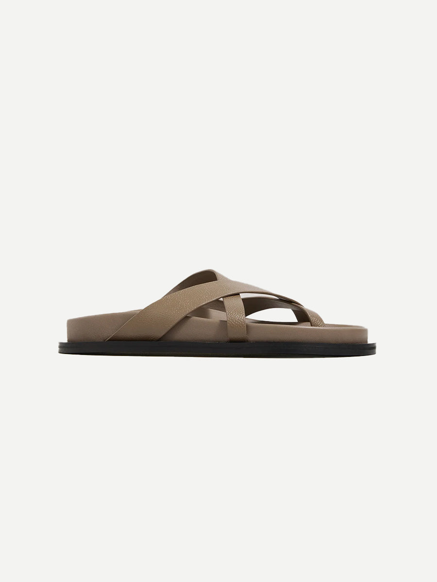 A.Emery The Claude Sandal in Caribou Pebble