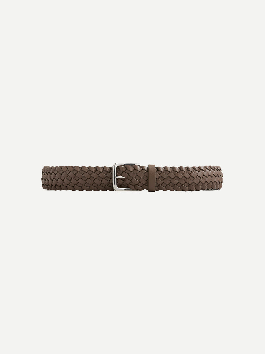A.Emery The Kya Braided Belt in Sable
