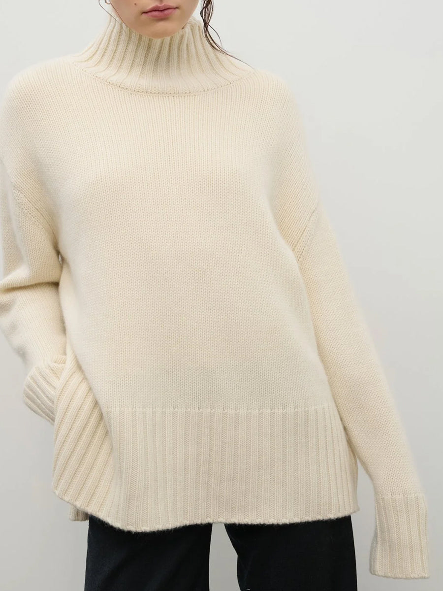 The Uniform | The Chunky Rollneck in Milk