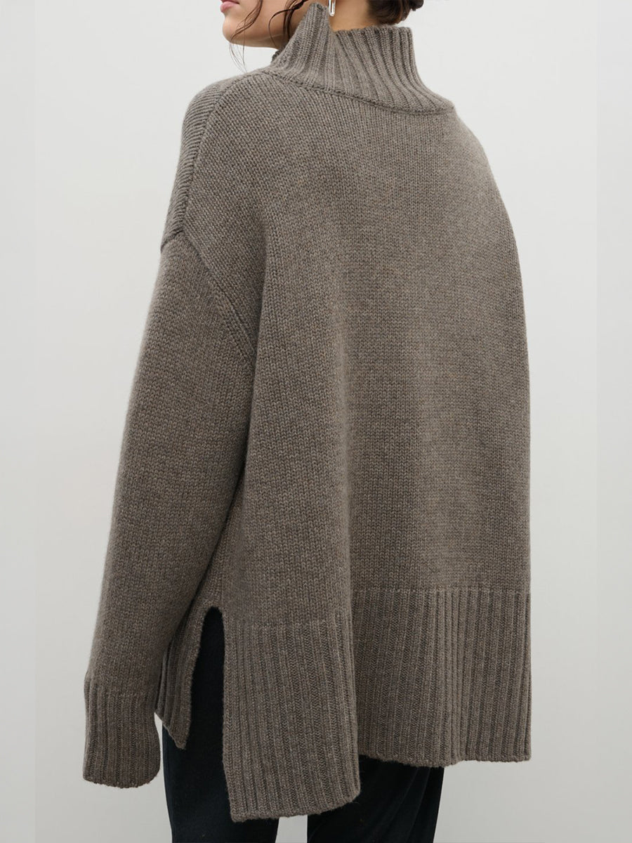 The Chunky Rollneck in Mushroom