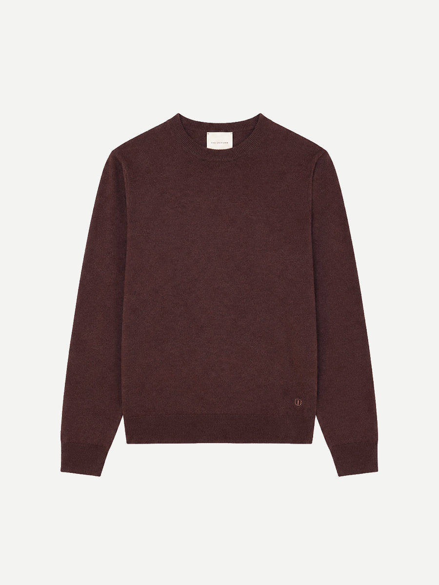 The Uniform | The Crew Neck in Espresso